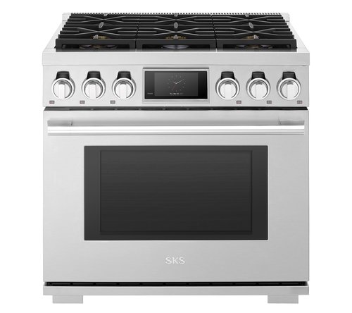 36-inch Dual-Fuel Pro Range with 6 Burners