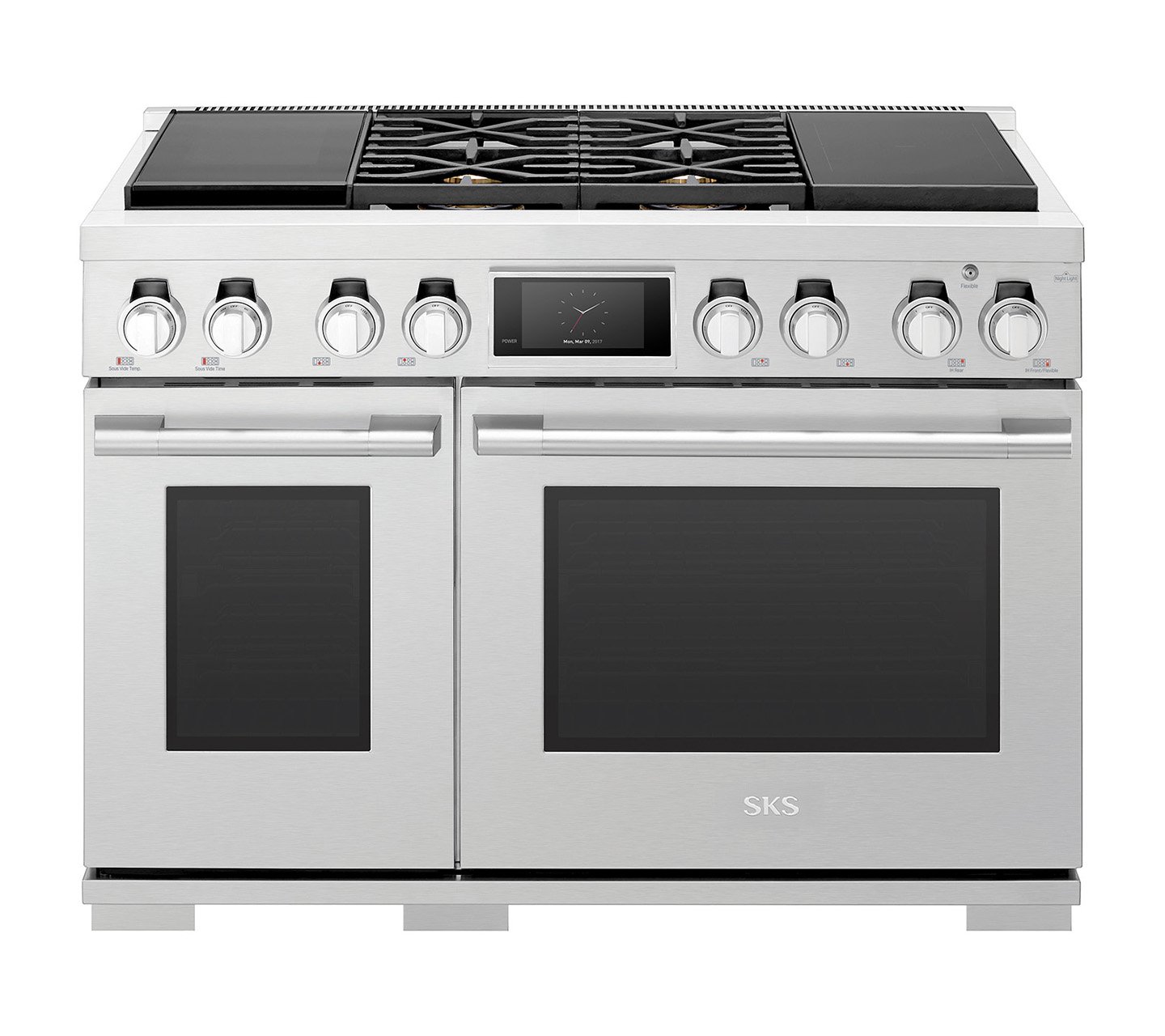 48-inch Dual-Fuel Pro Range with Sous Vide and Induction