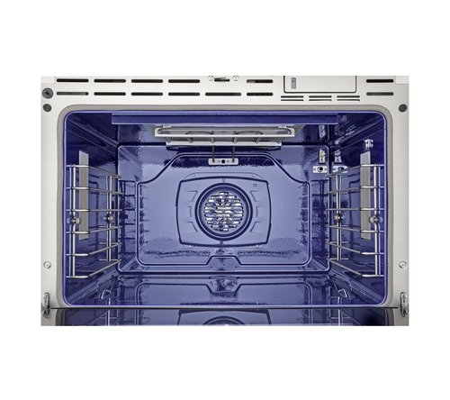 Induction range, inside of oven cavity